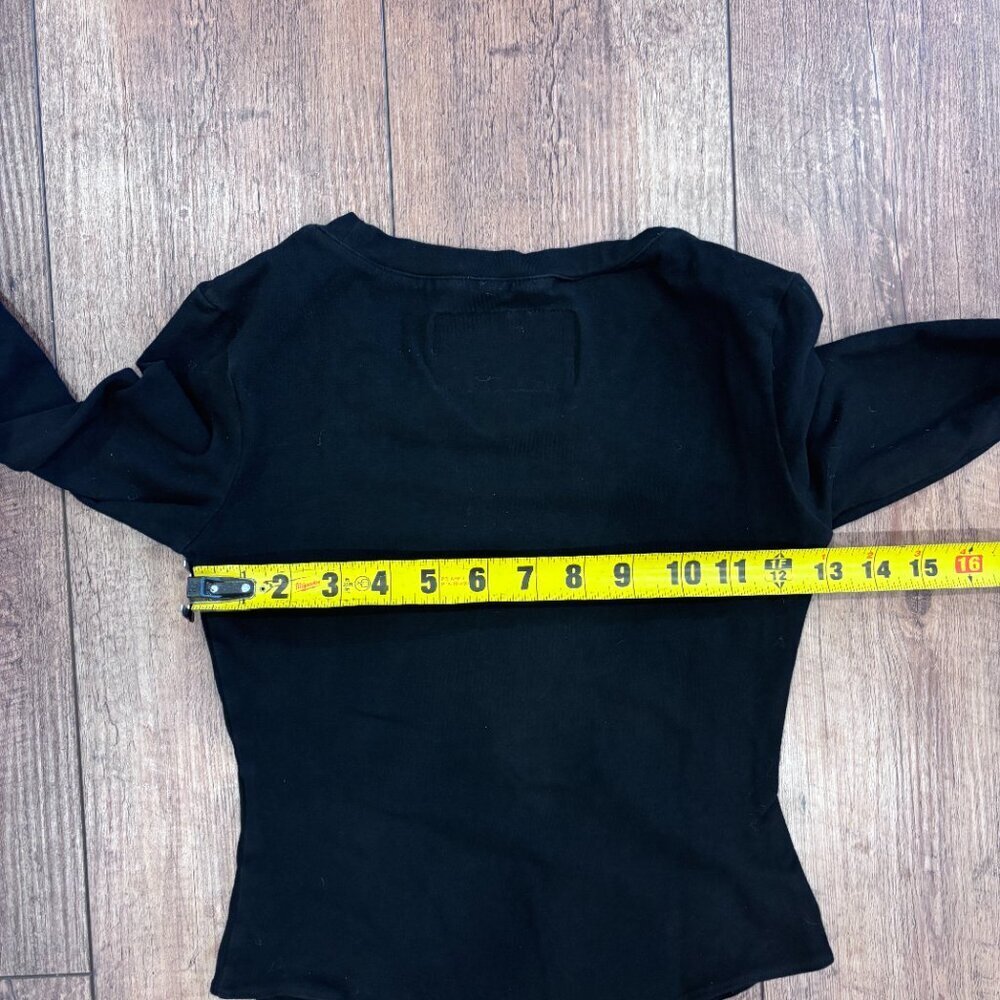 Studio by Brandon Blackwood Women Logo Bodysuit Black Size Small Thong Long - Picture 7 of 8